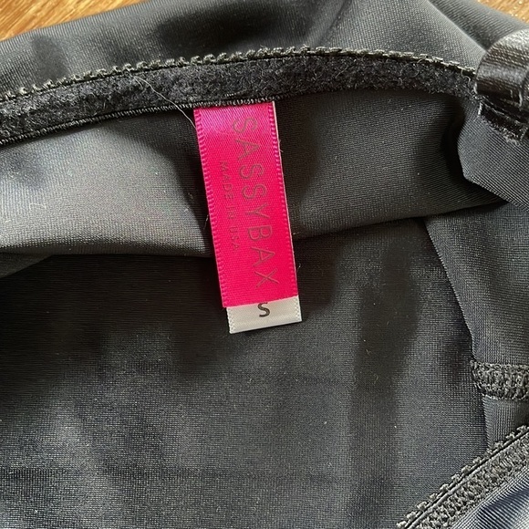 Sassybax Black Slimming Slip v neck size small - Picture 6 of 7
